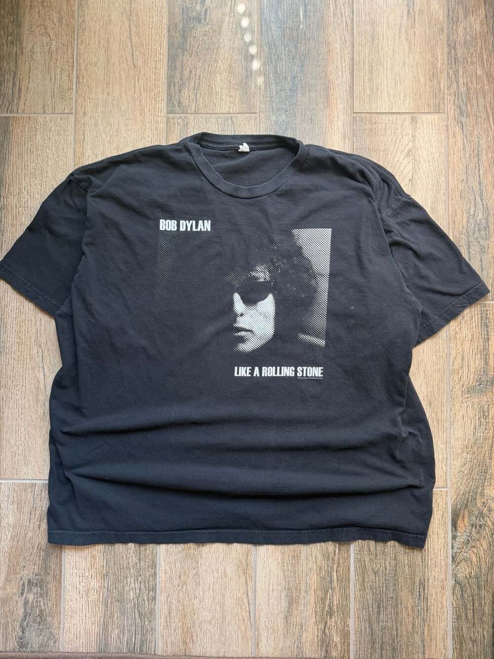 Bob Dylan Like A Rolling Stone Band Tee T Shirt Black White Graphic
